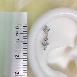 Elegant Silver Drop Earrings